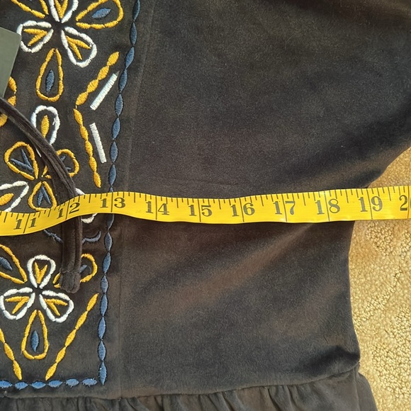 NWT Bobeau Bohemian Style Long Sleeve Blouse, Small - Picture 6 of 9